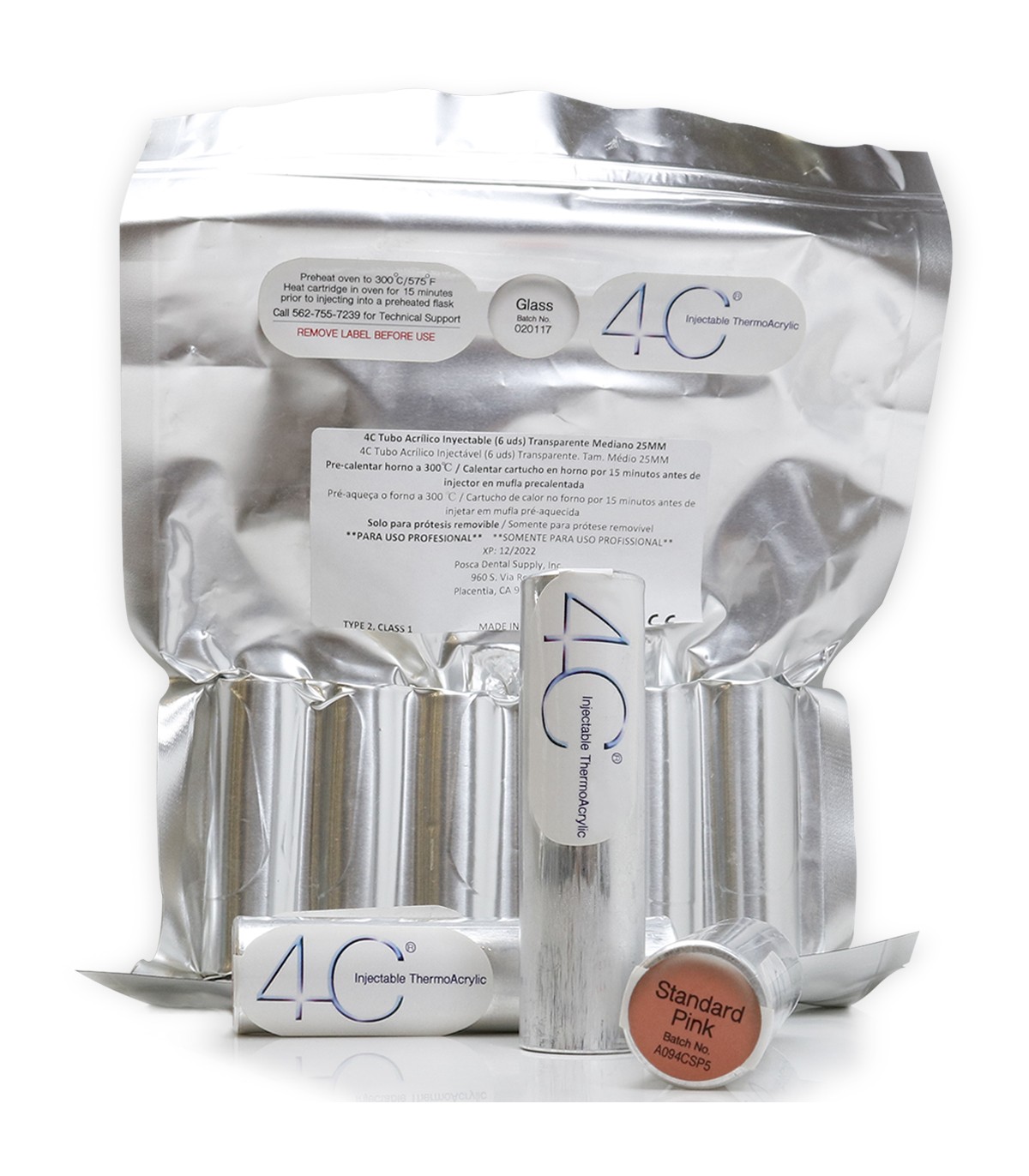 4C INJECTABLE THERMOACRYLIC Ǿ 22 ; 25 MM MEDIUM